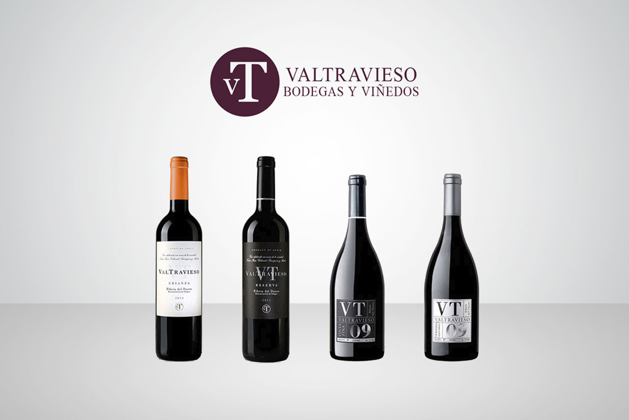 Gama de vinos Valtravieso distribuida por Marcha S.A. en Canarias