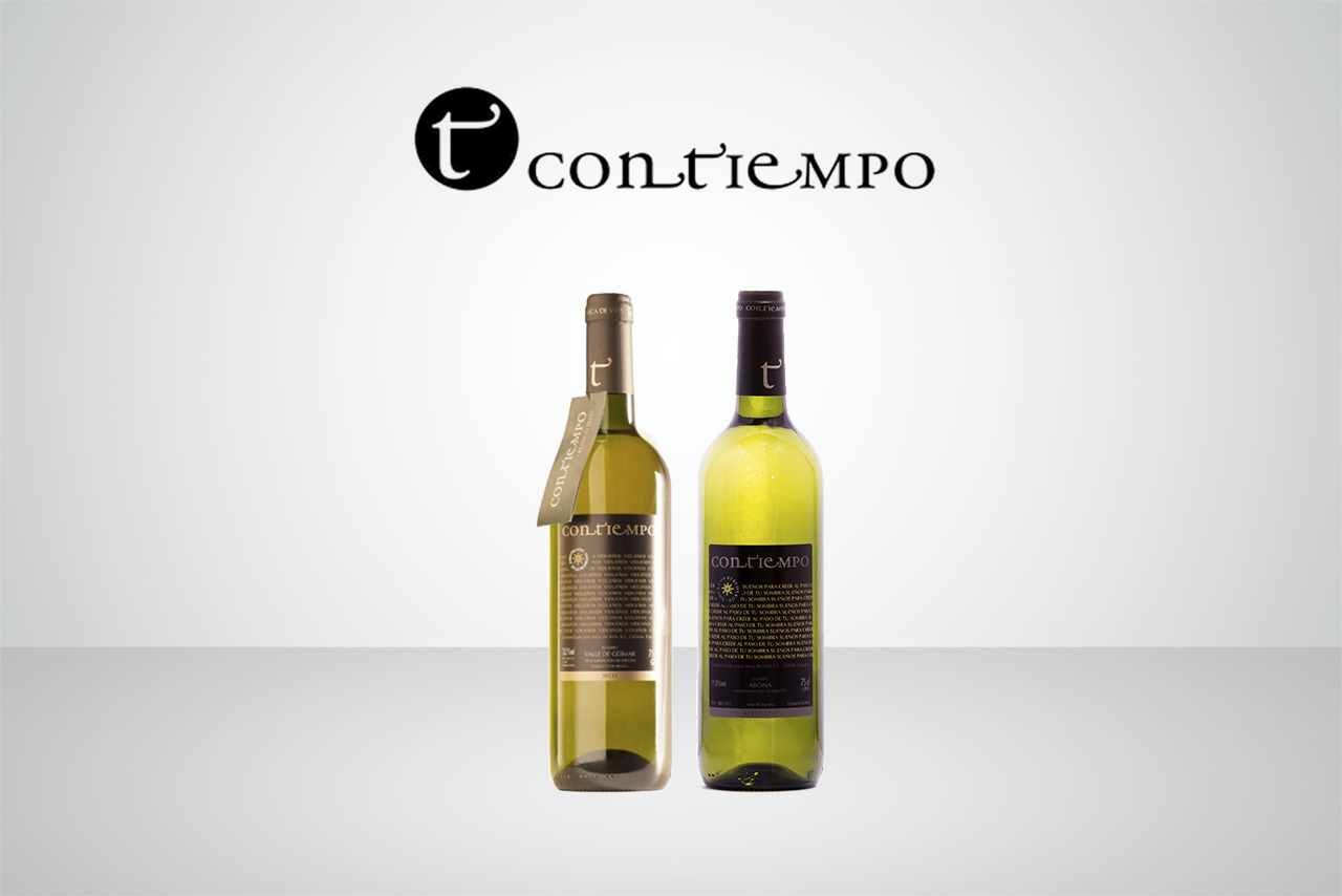 Gama de vinos Contiempo distribuida por Marcha S.A. en Canarias