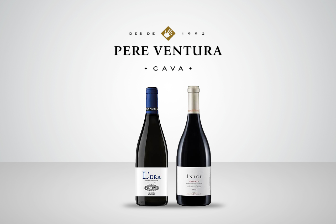 Gama de vinos Pere Ventura distribuida por Marcha S.A. en Canarias