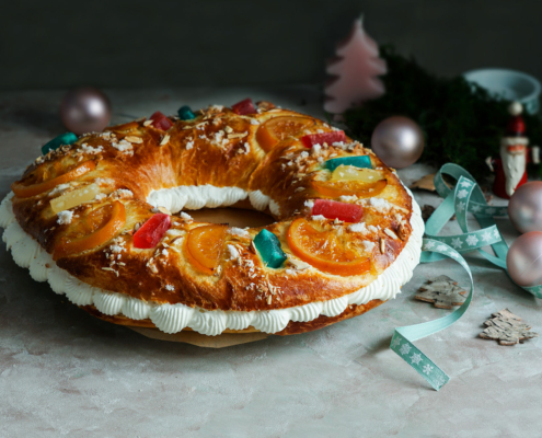 Roscón de Reyes con Nata Ermol